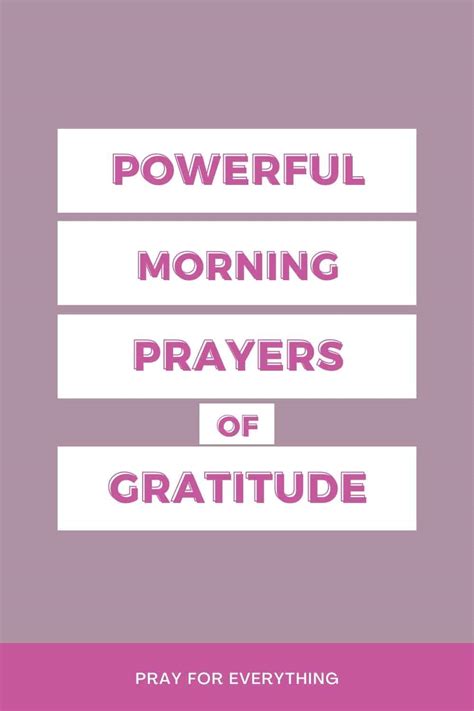 8 Powerful Morning Prayers of Gratitude to Start Your Day