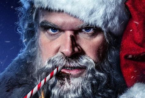 Poster For Violent Night Starring David Harbour As Santa Claus. UPDATE: Trailer - M.A.A.C.