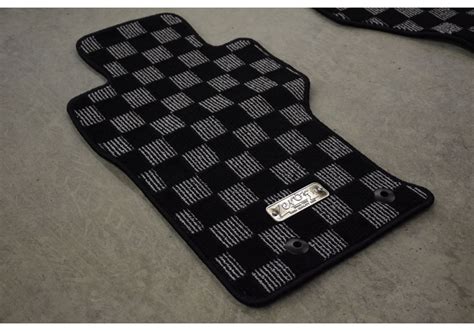 Zero Checkered Floor Mats For Miata MX5 ND 2016+ | REV9