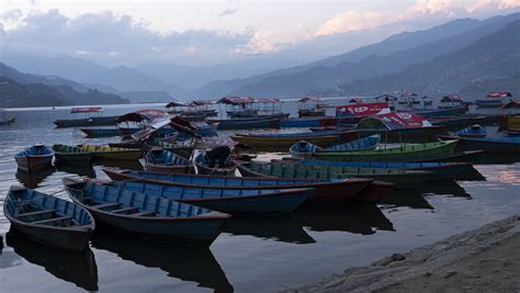 Sunset on Pokhara Lake | VD | Flickr