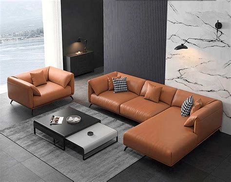 Sectional leather sofa EF 012 | Leather Sectionals