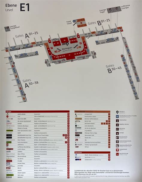 Berlin Brandenburg Airport Terminal Maps