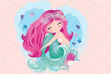 Mermaid Cartoon Ariel Mermaid Cartoon Cute Wallpapers For Girls ...