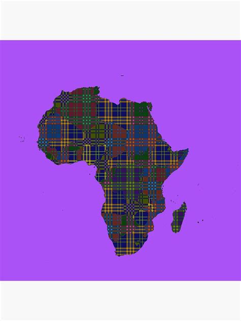 Africa Continent Map Countries With Cool Pattern Colo - vrogue.co