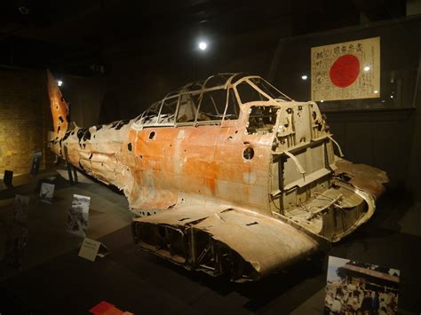 At the Imperial War Museum, a Japanese Mitsubishi... - 武士の島