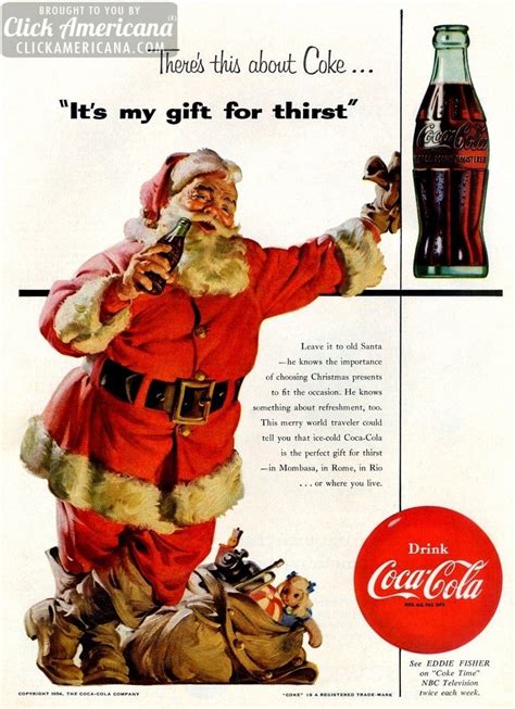 Vintage Coca-Cola Christmas ads, starring Santa (1931-1963) - Click Americana