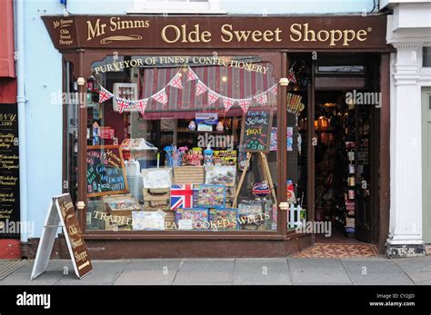 Old fashioned Sweet Shop, Chichester Stock Photo, Royalty Free Image ...