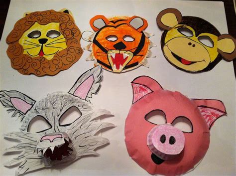 DIY Simple Animal face mask Craft Ideas for kids - K4 Craft