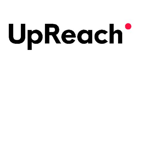 Up_Reach giphyupload logo black photobooth Sticker