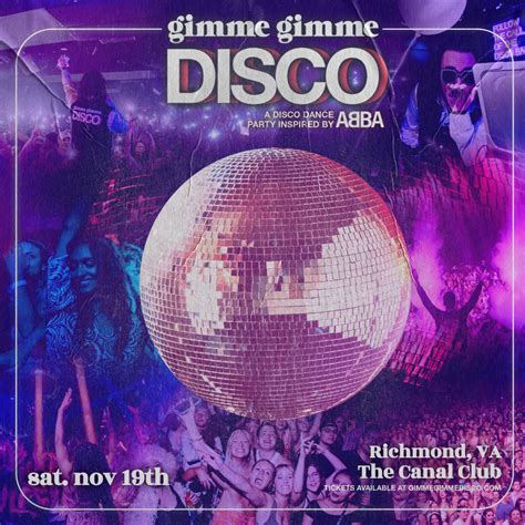 Buy Tickets to Gimme Gimme Disco: A Dance Party Inspired by ABBA in Richmond on Nov 19, 2022