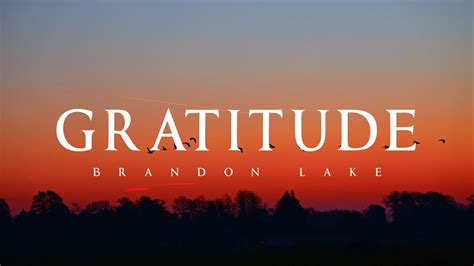 Gratitude - Brandon Lake (Lyrics) Chords - Chordify