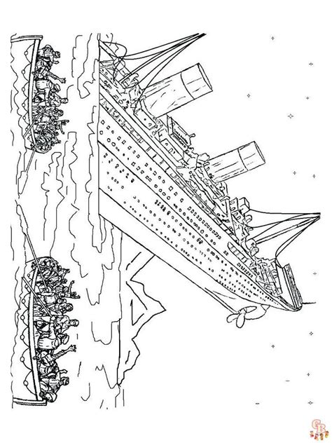 Ota selvää 75+ imagen titanic sinking coloring pages - abzlocal fi