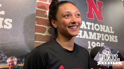 Nebraska Volleyball: Kenzie Knuckles Talks New Position and More - YouTube