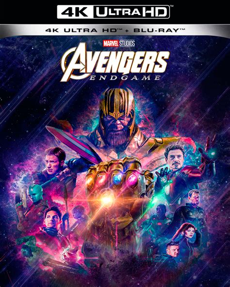 Marvel Spoiler Oficial: AVENGERS ENDGAME Blu Ray (Cover Fan Made)