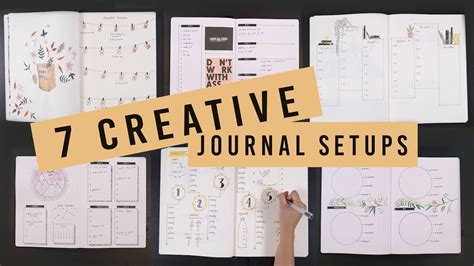 7 CREATIVE BULLET JOURNAL SETUP IDEAS | ANN LE - YouTube