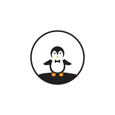 penguin logo template design 8440482 Vector Art at Vecteezy