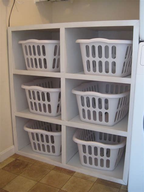 This is a great idea! | Laundry room diy, Laundry room baskets, Laundry ...