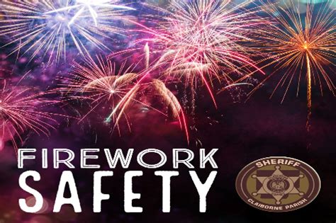 Firework Safety Tips from CPSO | Claiborne Parish Journal