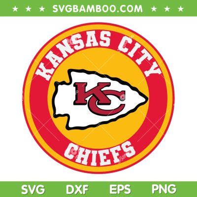 Kansas City Chiefs Circle Logo SVG PNG