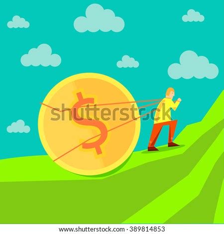 Pushing Rock Up Hill Stock Photos, Images, & Pictures | Shutterstock