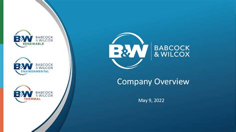 Babcock & Wilcox Enterprises, Inc. 2022 Q1 - Results - Earnings Call Presentation (NYSE:BW ...