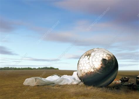 Vostok 1 spacecraft landing site, 1961 - Stock Image - C007/1811 - Science Photo Library