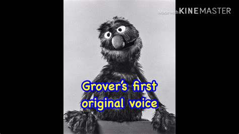 Grover’s first original voice - YouTube