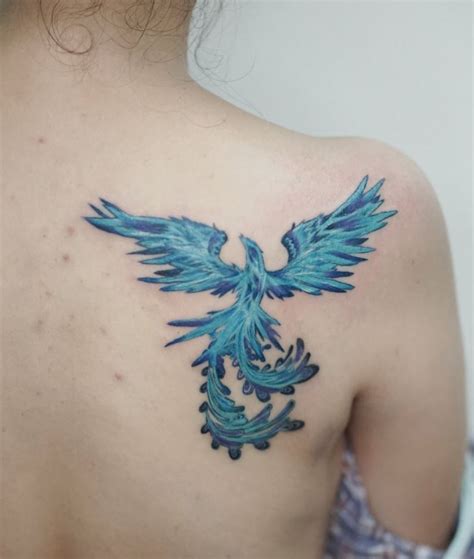 Blue Phoenix Tattoo | InkStyleMag