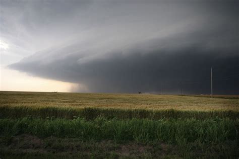 A large storm cell, which produced a multiple vortex tornado, passed ...