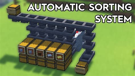 Minecraft Full Automatic Sorting System - 1.16/1.15 - Nhịp Sống