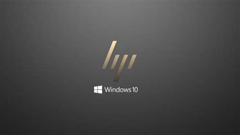 Windows 10 OEM Wallpaper for HP Laptops 01 0f 10 - Dark Grey Background - HD Wallpapers ...