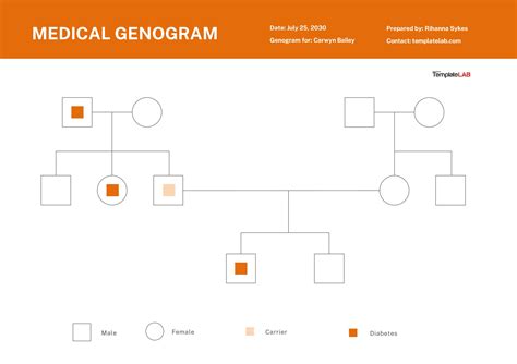 28 Free Genogram Templates & Symbols [Word, PowerPoint, PDF]