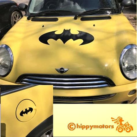 Batman Logo Decal made using durable colourfast vinyl.