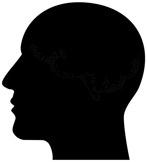 Download #00FF00 Brain Maze Man Silhouette SVG | FreePNGImg