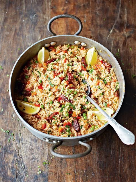 Chicken & chorizo paella | Rice Recipes | Jamie Oliver