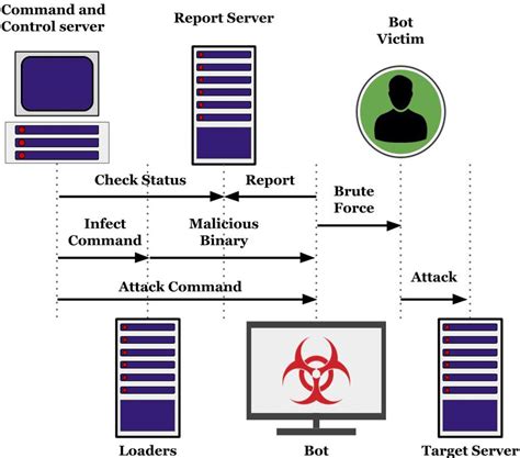 Steps of operating Mirai botnet. | Download Scientific Diagram