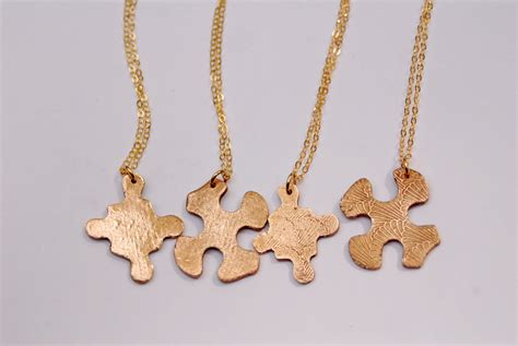 Handmade Matching Puzzle Piece Necklaces to Send to Your Missing Puzzle Piece — Bang-Up Betty