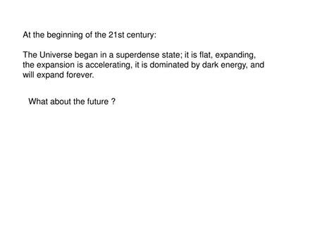 PPT - Cosmology -- the Origin and Structure of the Universe PowerPoint Presentation - ID:1747165