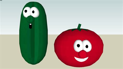 Veggie Tales Larry the Cucumber and Bob the Tomato | 3D Warehouse