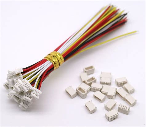 Amazon.com: daier 20 Sets Mini Micro Sh 1.0 Jst 4-Pin Connector Plug Male with 150mm Cable ...