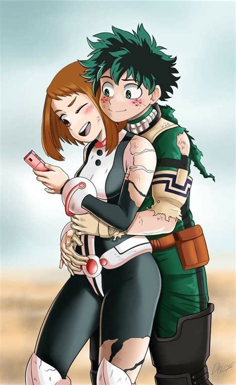 Deku Uraraka | Manga couple, My hero academia, Boku no hero academia