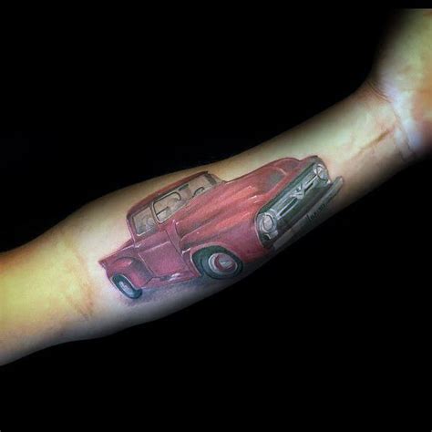 60 Ford Tattoos For Men - Automotive Design Ideas