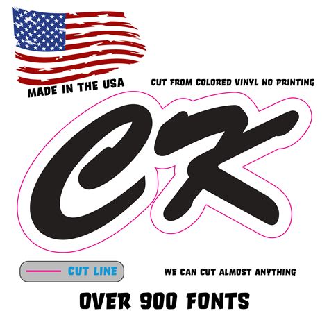 Custom Die Cut Decals - CK Design