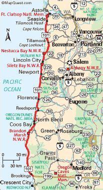 highway 101 map | Oregon Coast Travel - The Ways To Get There Oregon Coast Roadtrip, Oregon ...