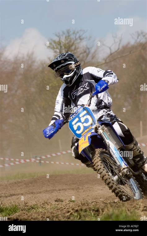 Motocross riders during race Stock Photo - Alamy