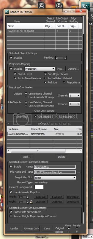 3DS Max Normal Map Baking Issues — polycount