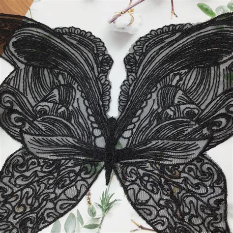 Butterfly Applique Butterfly Embroidery Lace Applique - Etsy