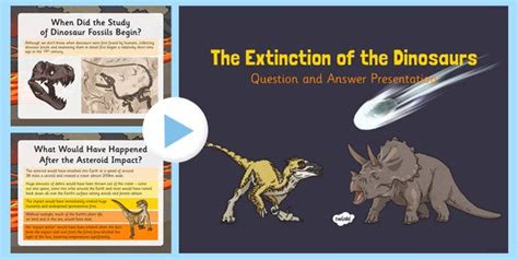 * NEW * Dinosaur Extinction Presentation | Dinosaur, Dinosaur ...