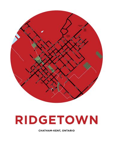 Ridgetown Map Print – Jelly Brothers