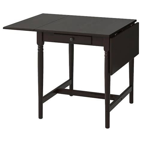 INGATORP Klaffbord, svartbrun - IKEA
